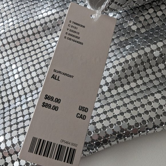 Urban Outfitters Gaia Chainmail Shoulder Bag Silver New With Tags - Picture 6 of 8